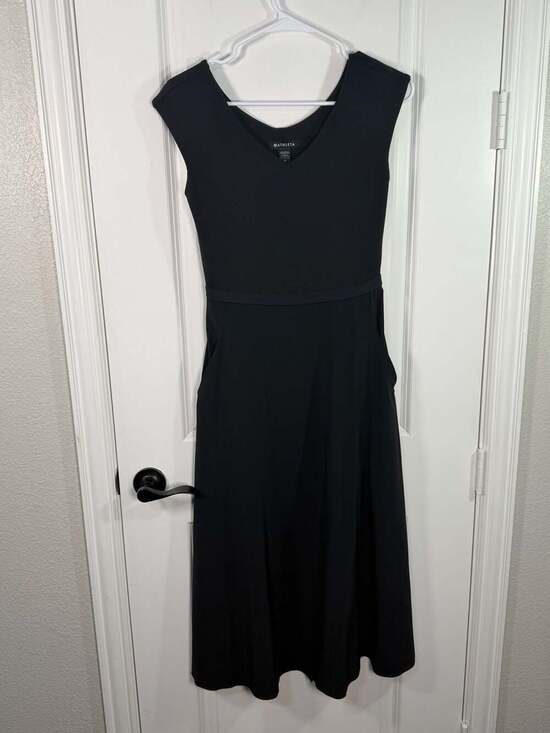 Athleta Dresses & Skirts - Athleta Ryder Ribbed Cutout Midi Dress Black Size SP